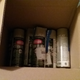 Case of flat khaki spray paint? Check.